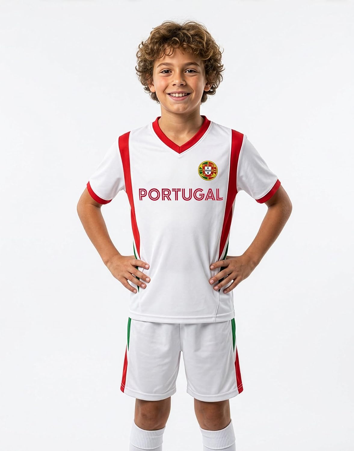 Youth Soccer Jersey - Country Flag Style Performance Cloth Shirt