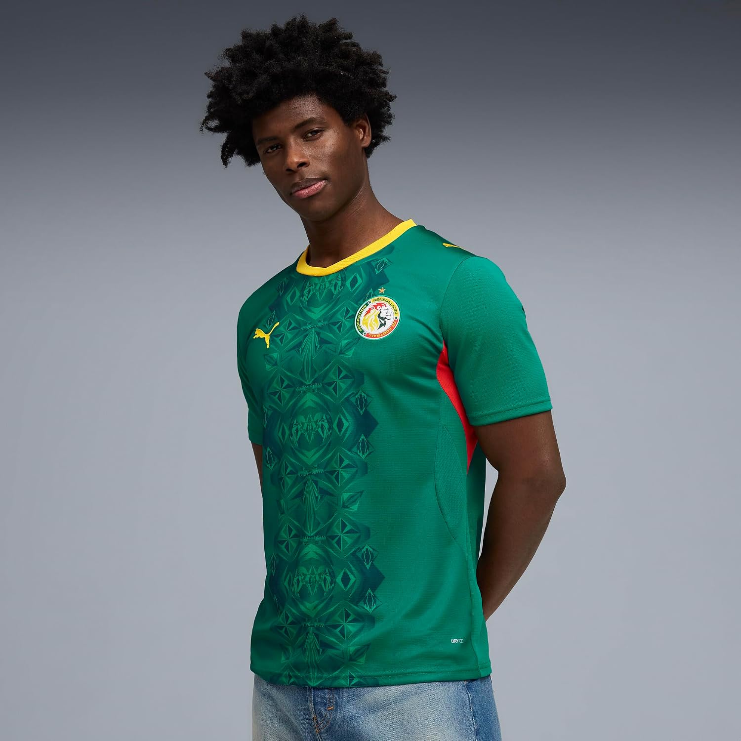 Men's Senegal Away Soccer Jersey - Replica Style