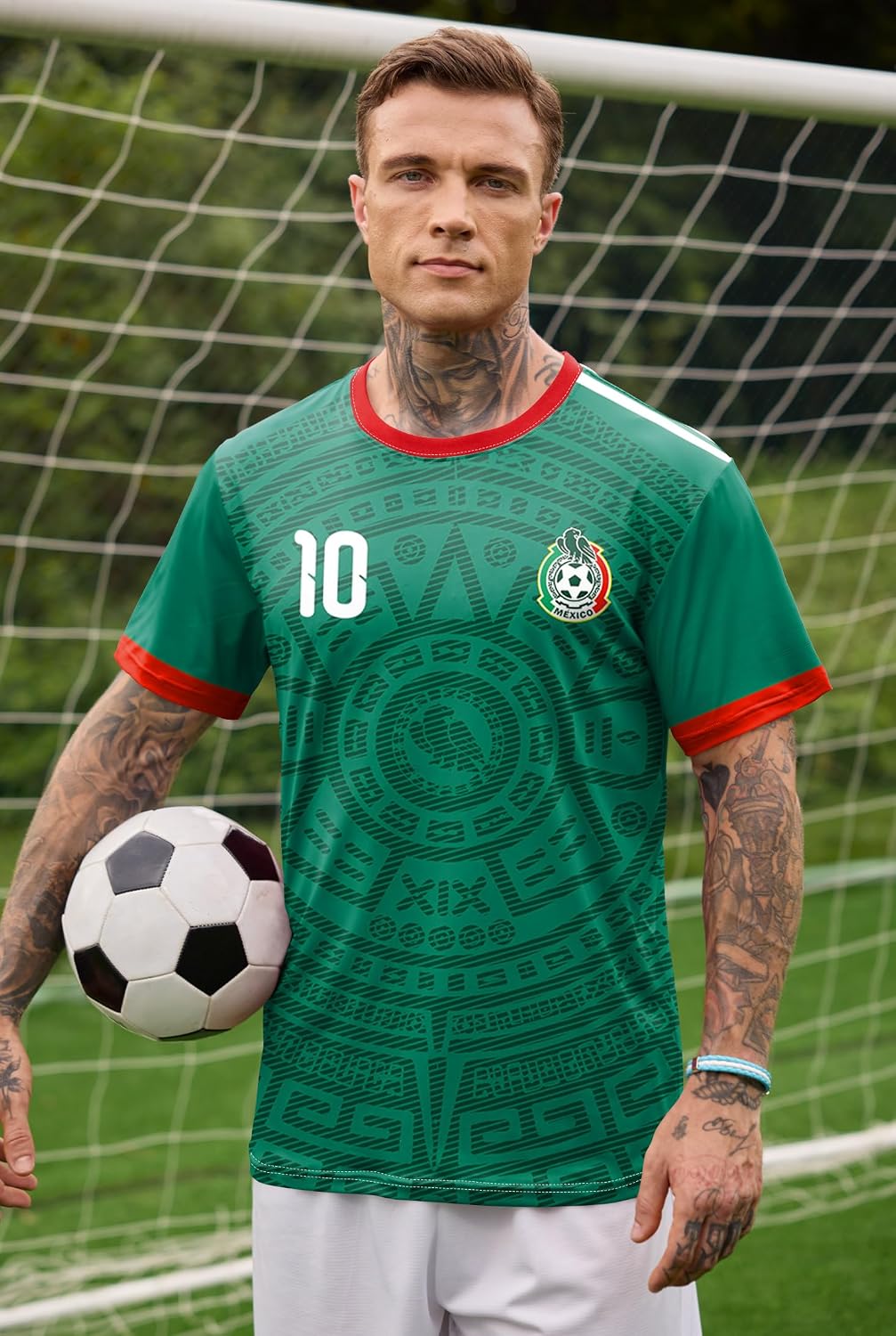 Men's Soccer Jersey Casual Streetwear T-Shirt, Durable Cloth (S-XXL)