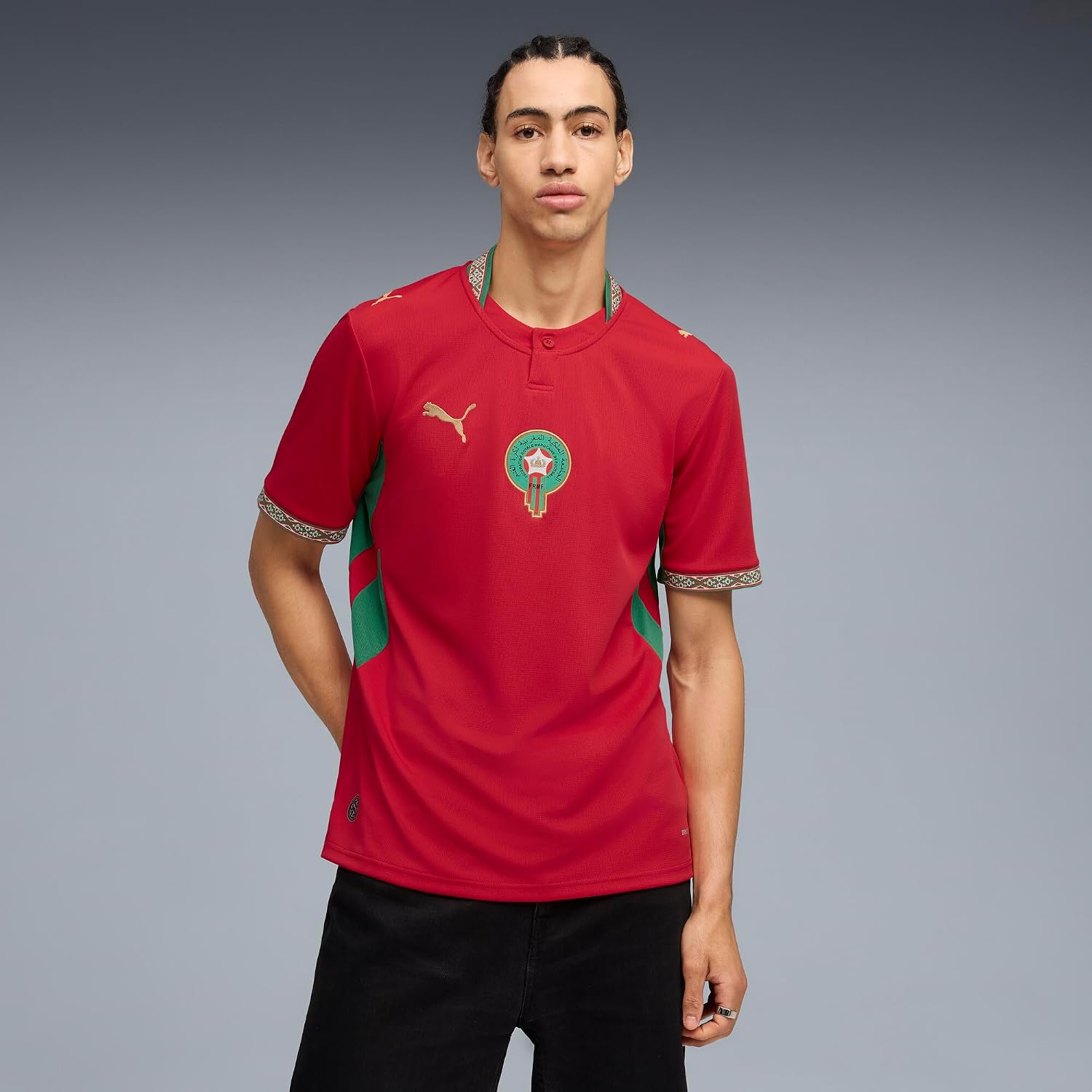 Men's Morocco Home Soccer Jersey - Replica Style