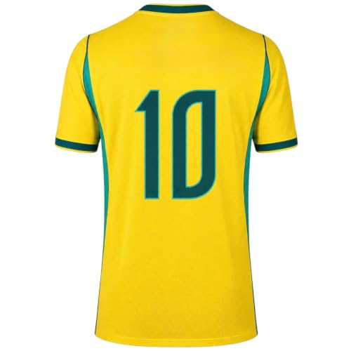 Brazil #10 Men's Soccer Jersey Long & Short Sleeve Polyester Shirt
