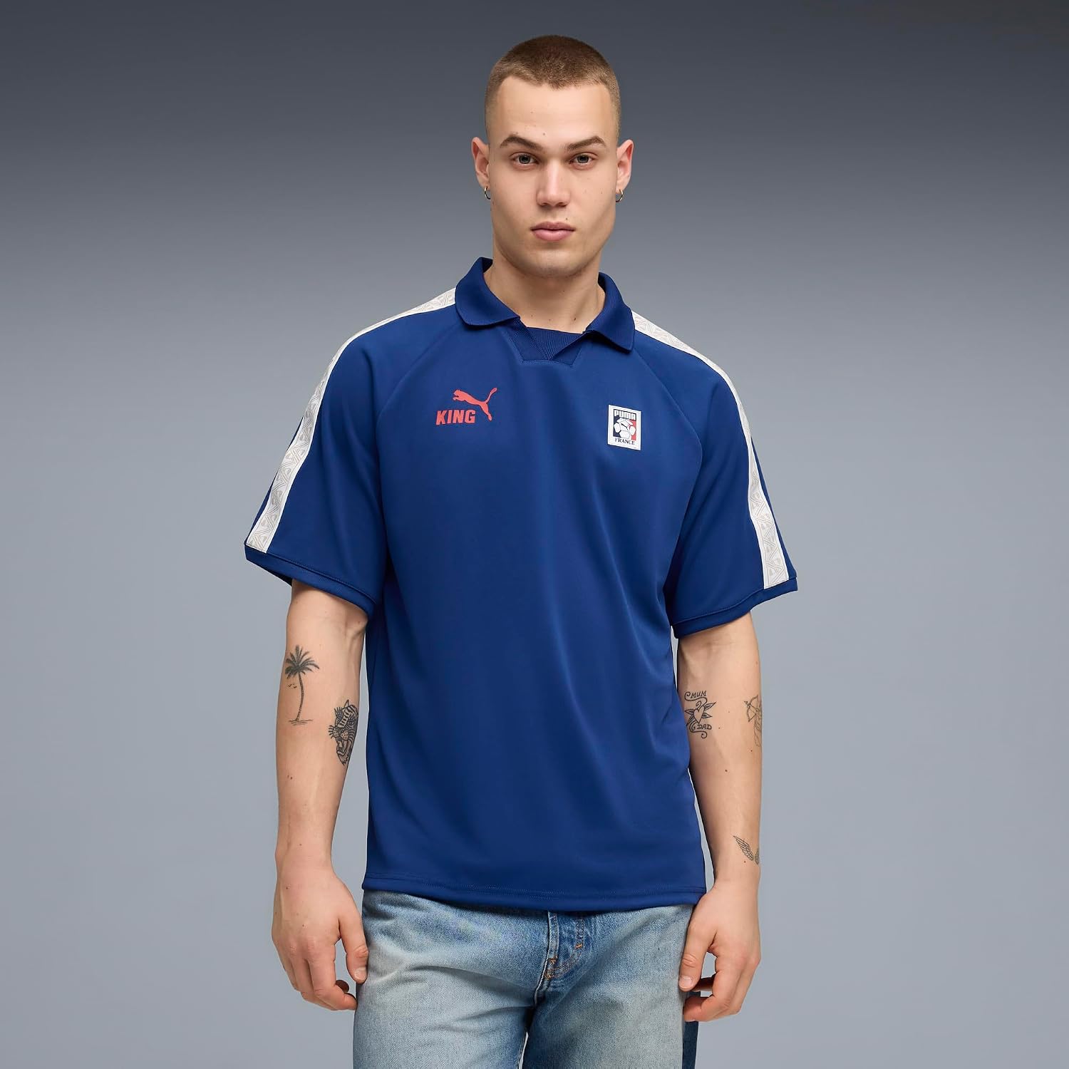 Men's Argentina Soccer Jersey - Casual Blue Cloth