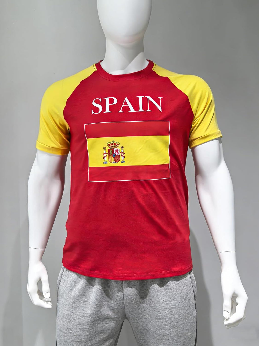 Men's Soccer Fan Tee with National Flag Design – Soft Cloth, Classic Style