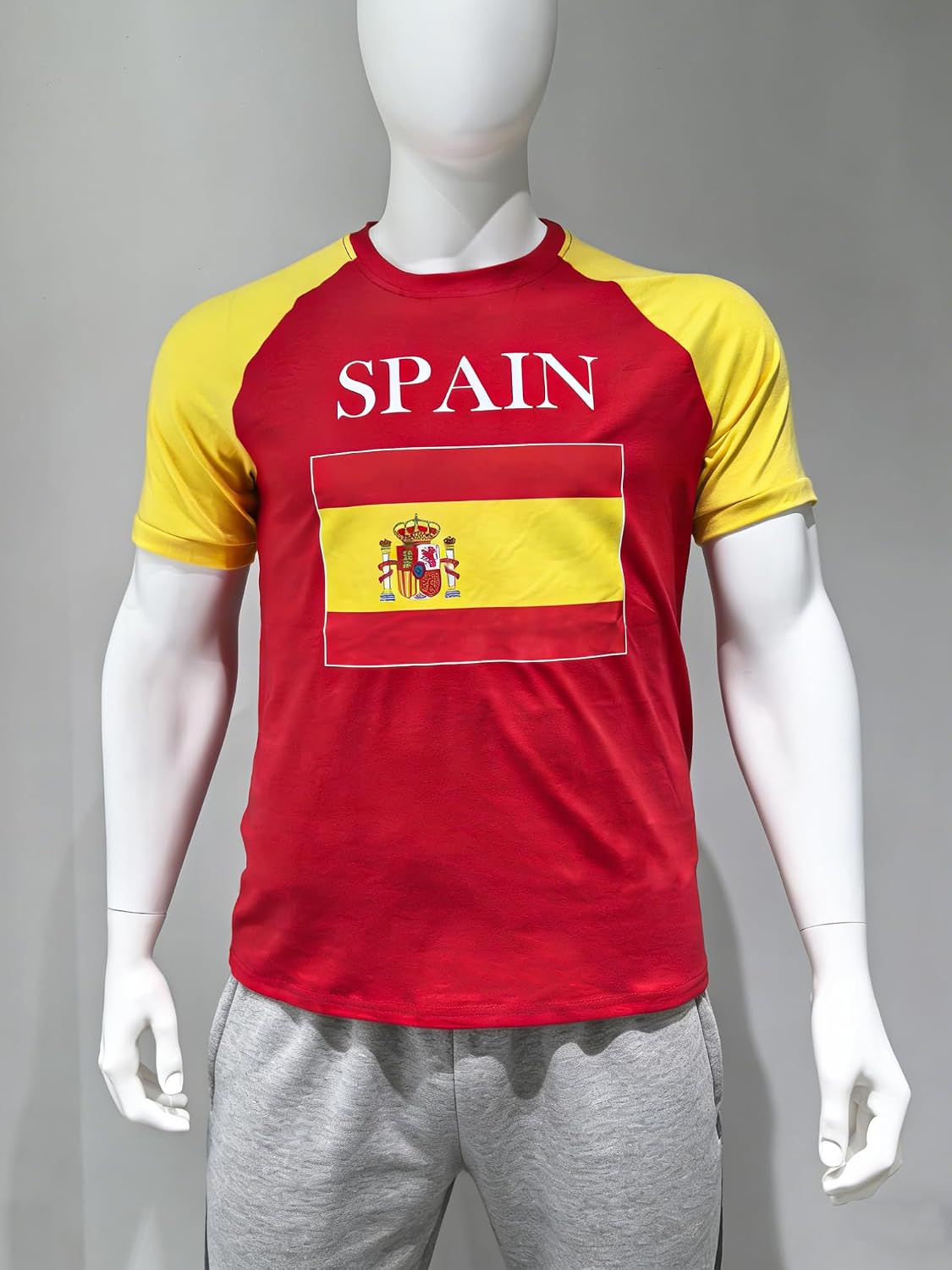 Men's Soccer Fan Tee with National Flag Design – Soft Cloth, Classic Style