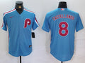 Men's Philadelphia Phillies Nick Castellanos #8 Light Blue Alternate Limited Jerseys