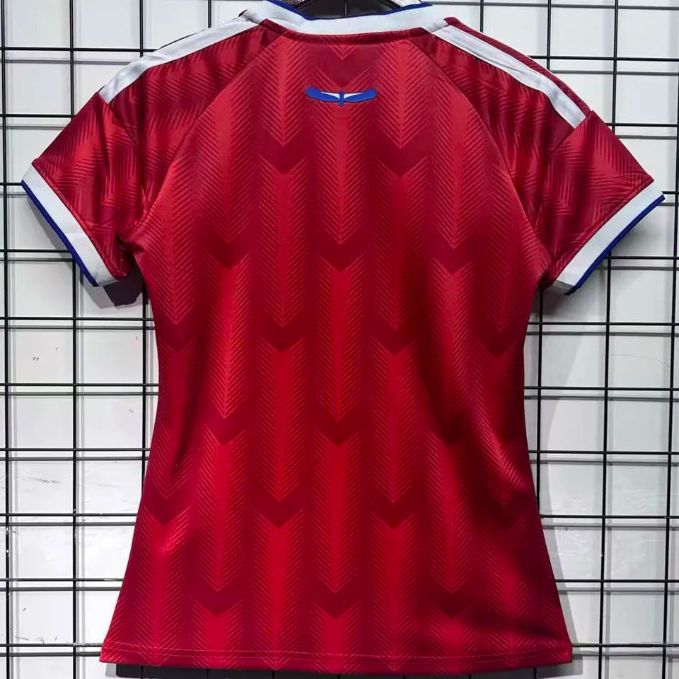 2026/27 Chile Home Red Women Soccer Jersey 女 Back