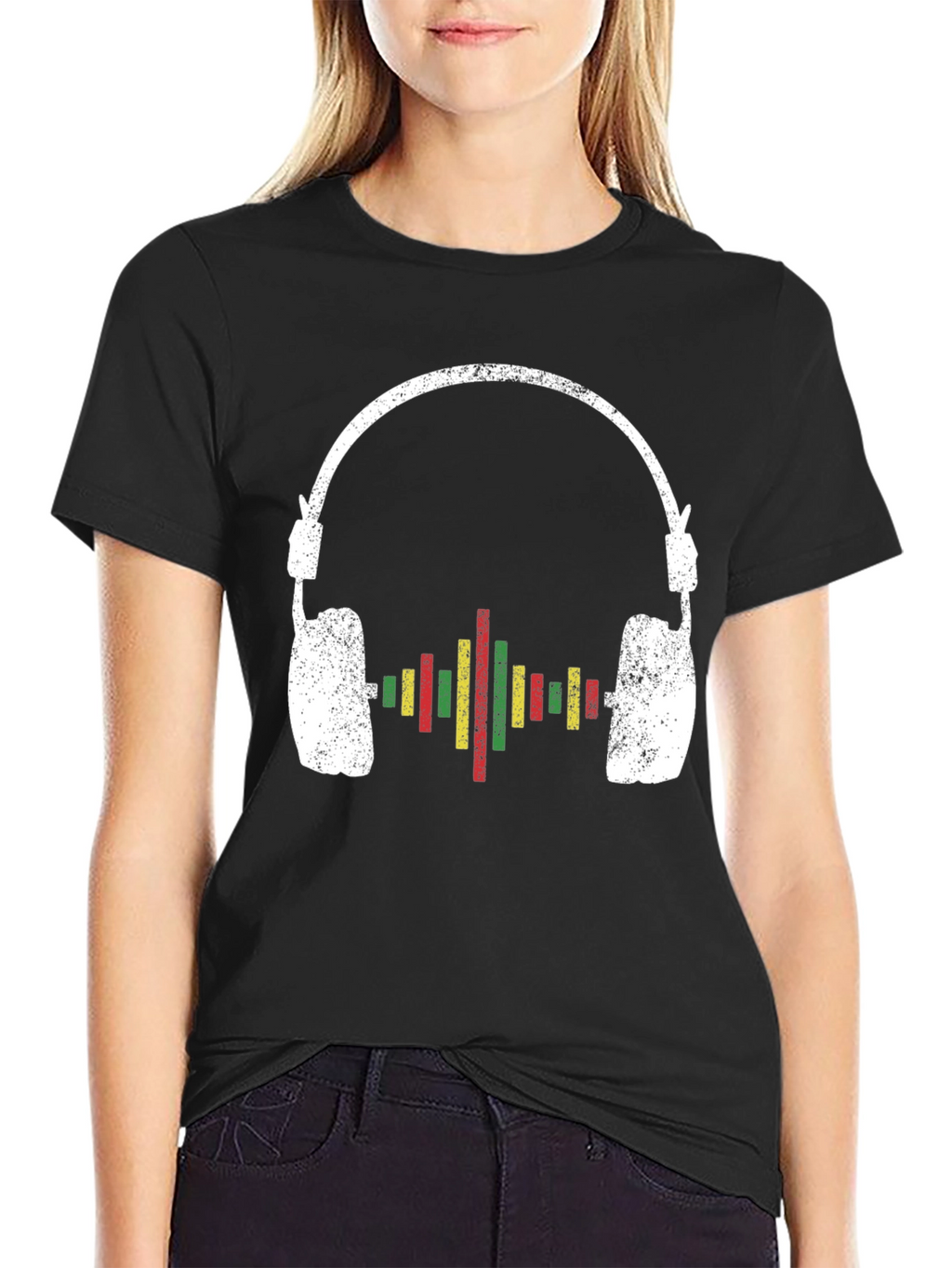 Reggae Music Headphone Graphic Tee