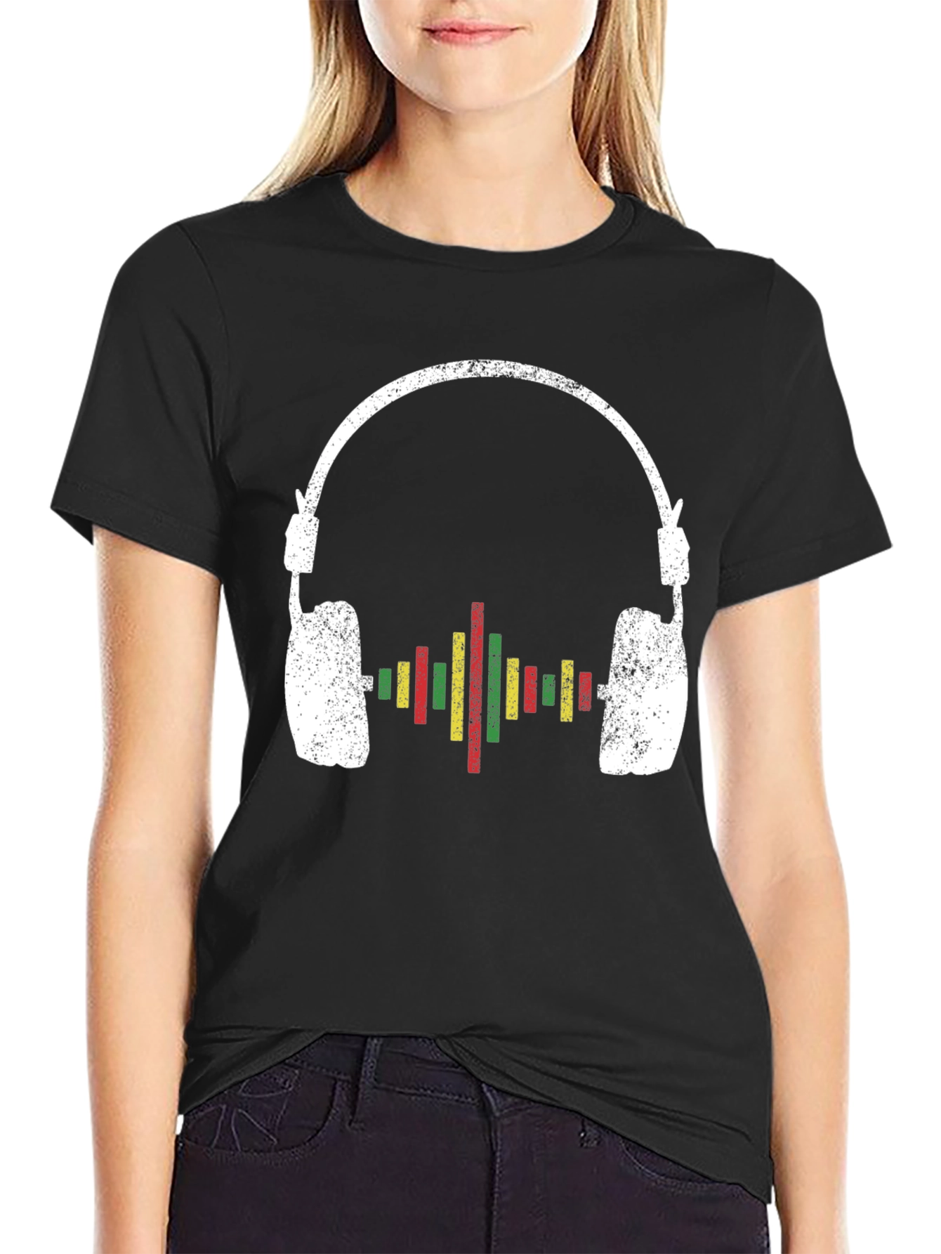 Reggae Music Headphone Graphic Tee