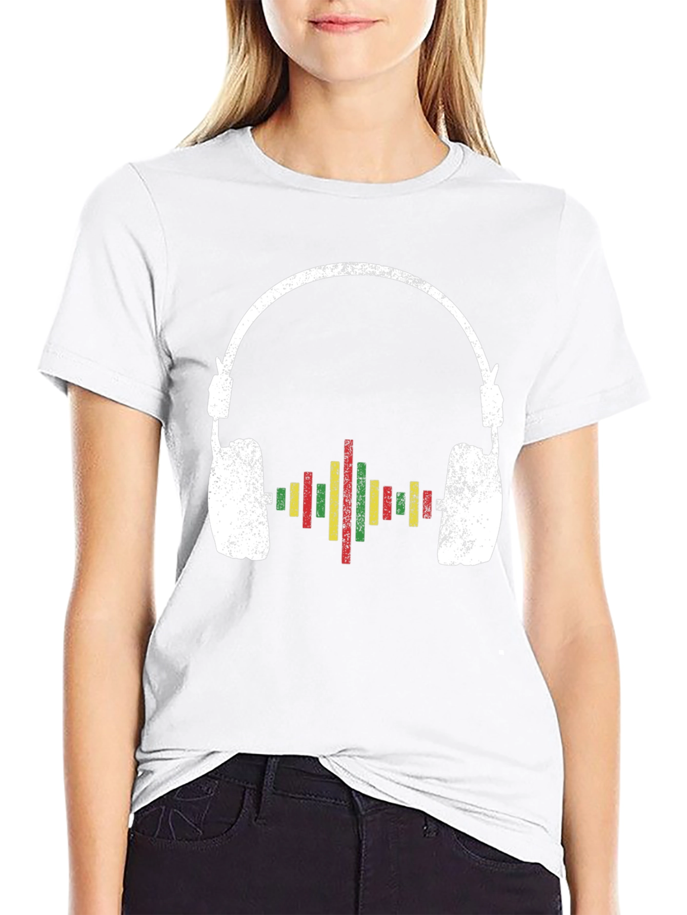 Reggae Music Headphone Graphic Tee