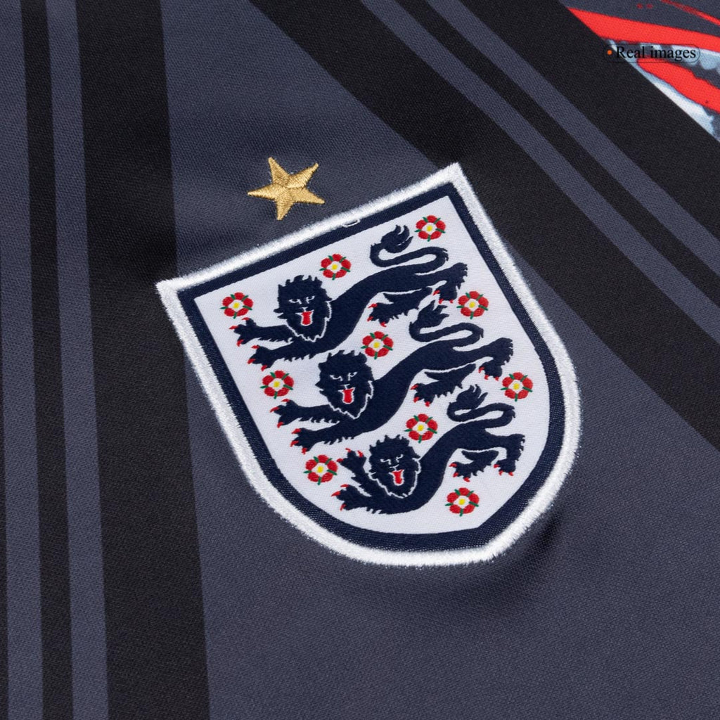 England Hollywood Keeper Soccer Jersey World Cup 2026 Black Image 4