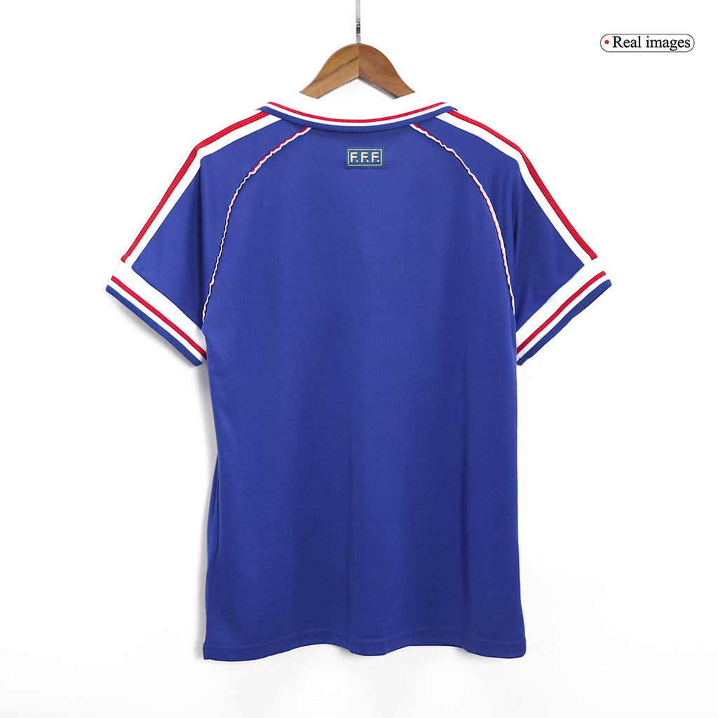 France World Cup Home Jersey Retro 1998 Back