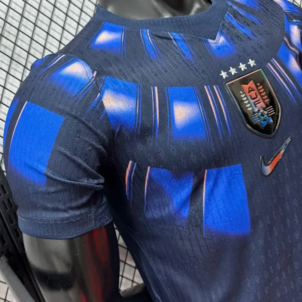 2026/27 Uruguay Away Player Version Soccer Jersey Detail 4