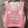 2025/26 Argentina Pink Women Yoga Vest Jersey 女 Front