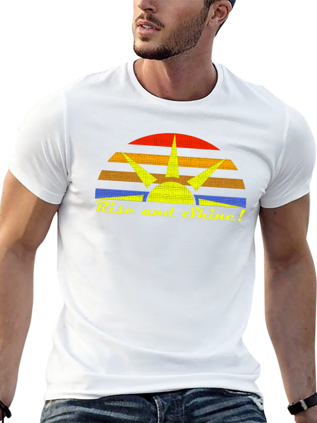 Rise and Shine Retro Graphic T-Shirt