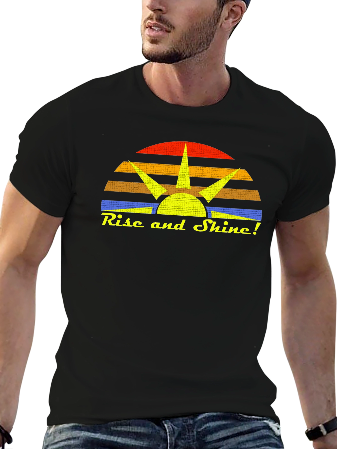 Rise and Shine Retro Graphic T-Shirt