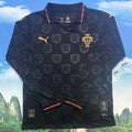 2026/27 Portugal Special Edition Black Fans Long Sleeve Soccer Jersey Front
