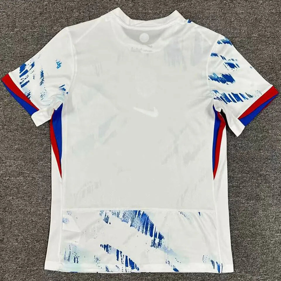 HAALAND #9 Norway Away Fans Soccer Jersey 2024/25 ★★ Detail 1