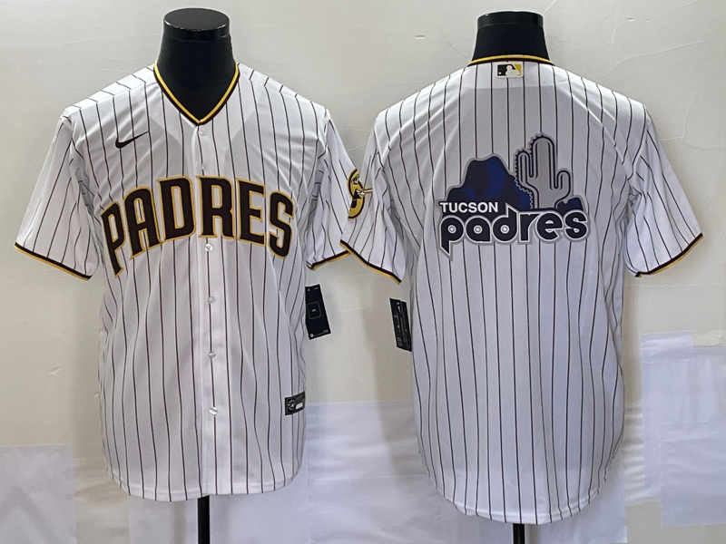 Men's San Diego Padres White Home Replica Team Jerseys