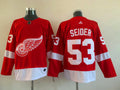 Men's Detroit Red Wings Moritz Seider #53 Red Home Breakaway Player Jerseys