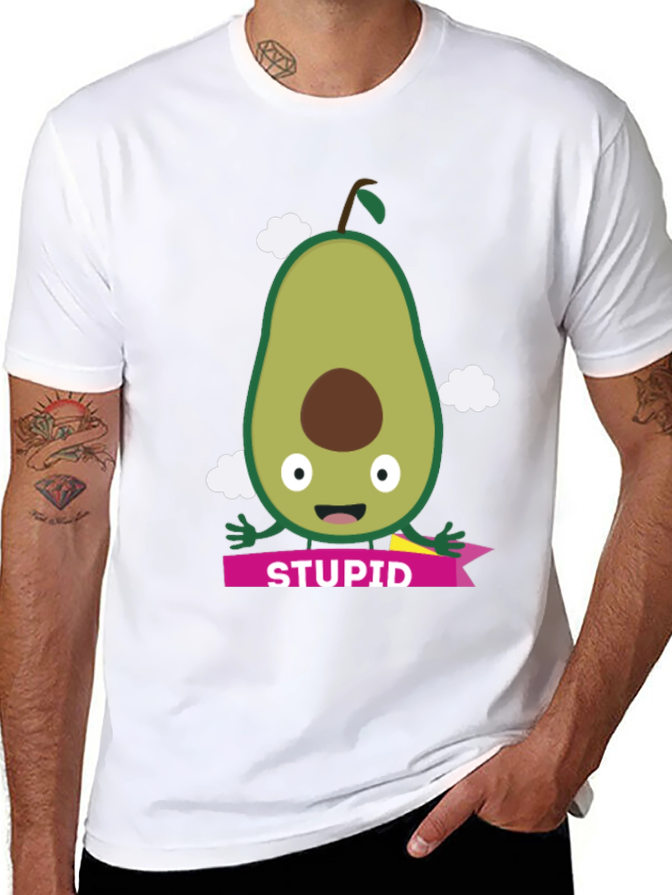 Avocado Stupid Funny Graphic Tee