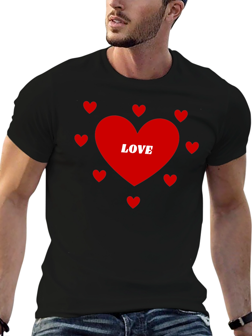 Love Heart Graphic T-Shirt