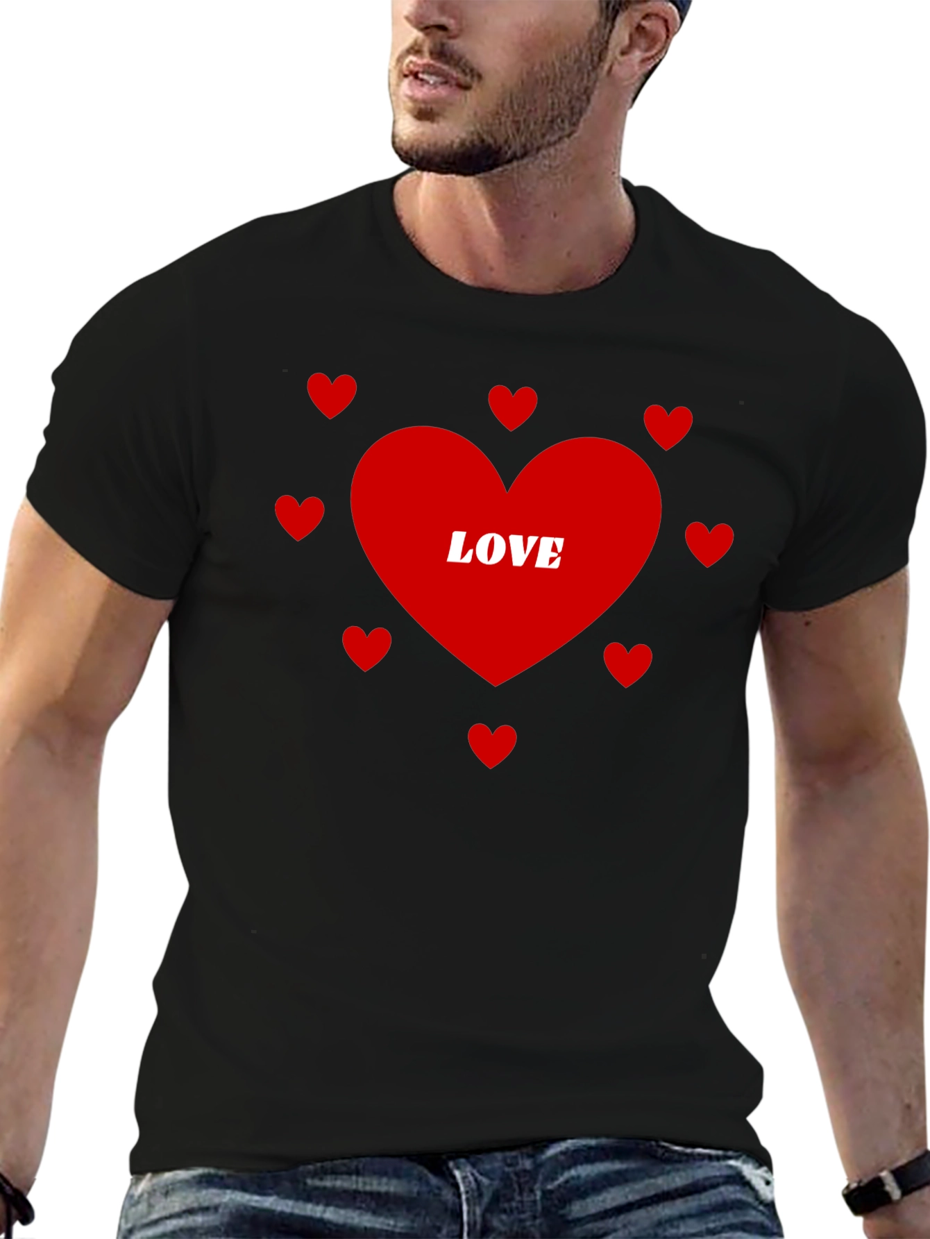 Love Heart Graphic T-Shirt