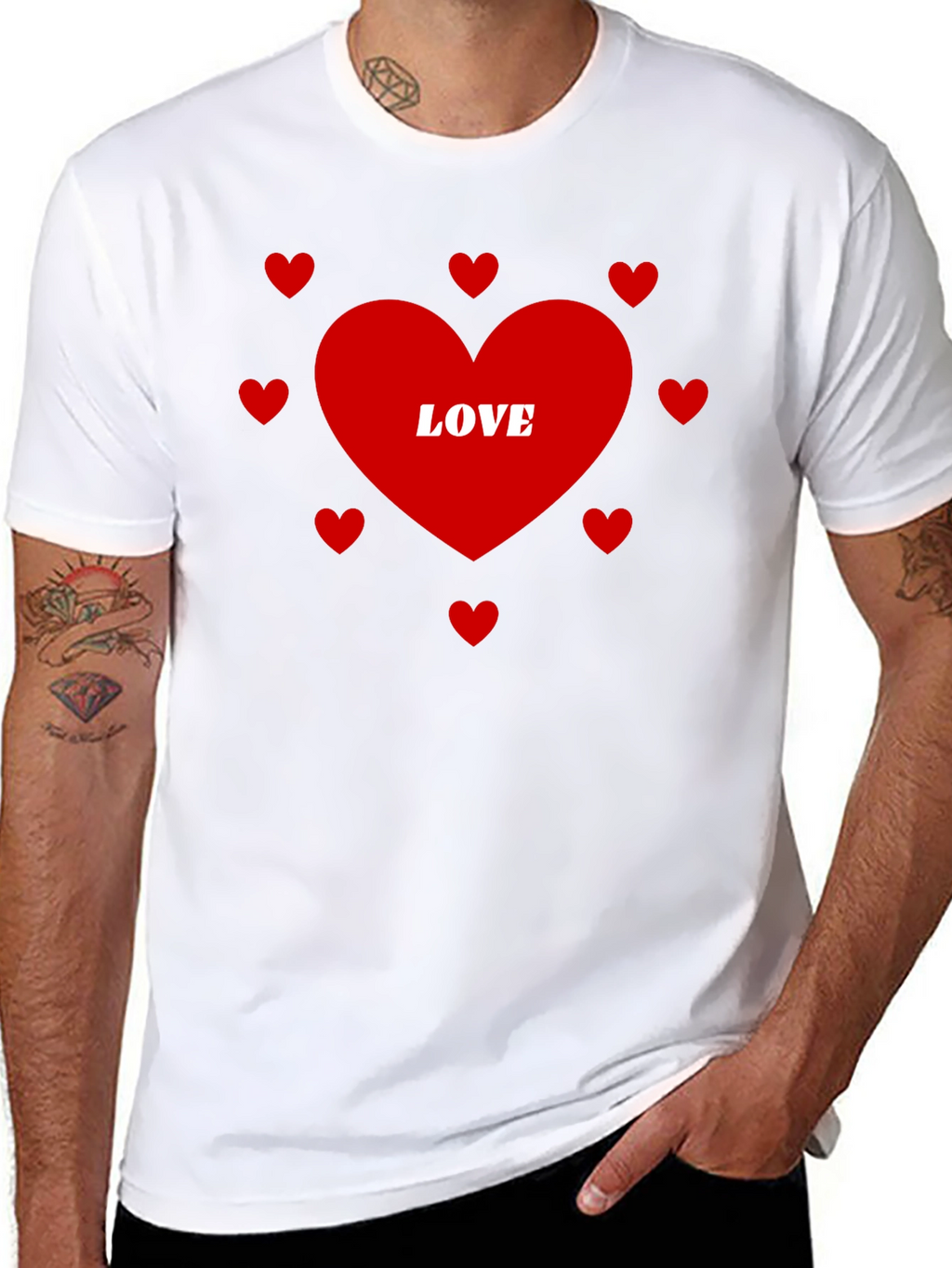 Love Heart Graphic T-Shirt