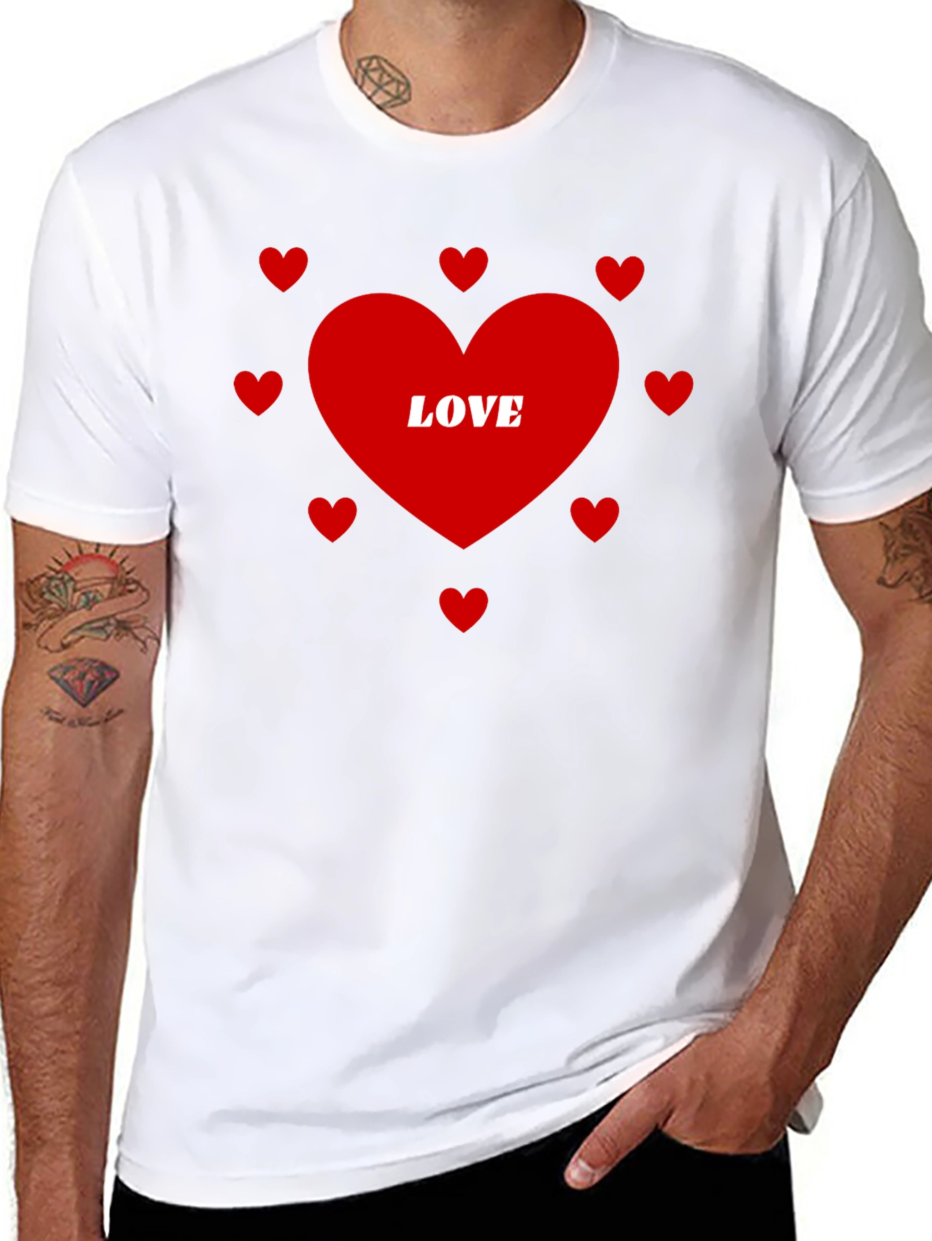 Love Heart Graphic T-Shirt