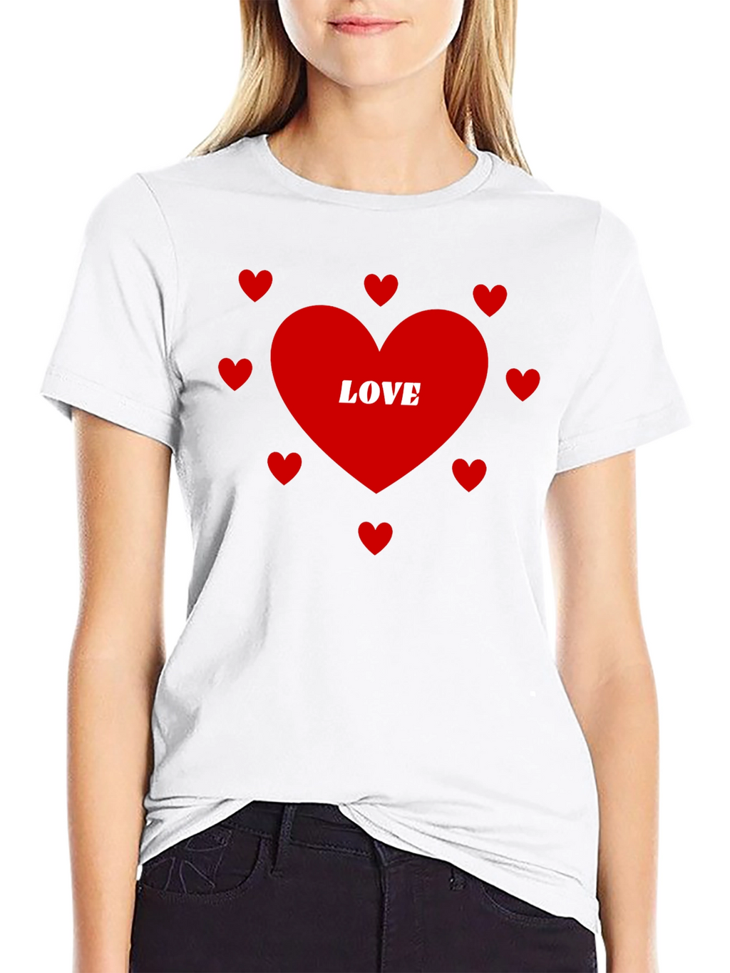 Love Heart Graphic T-Shirt
