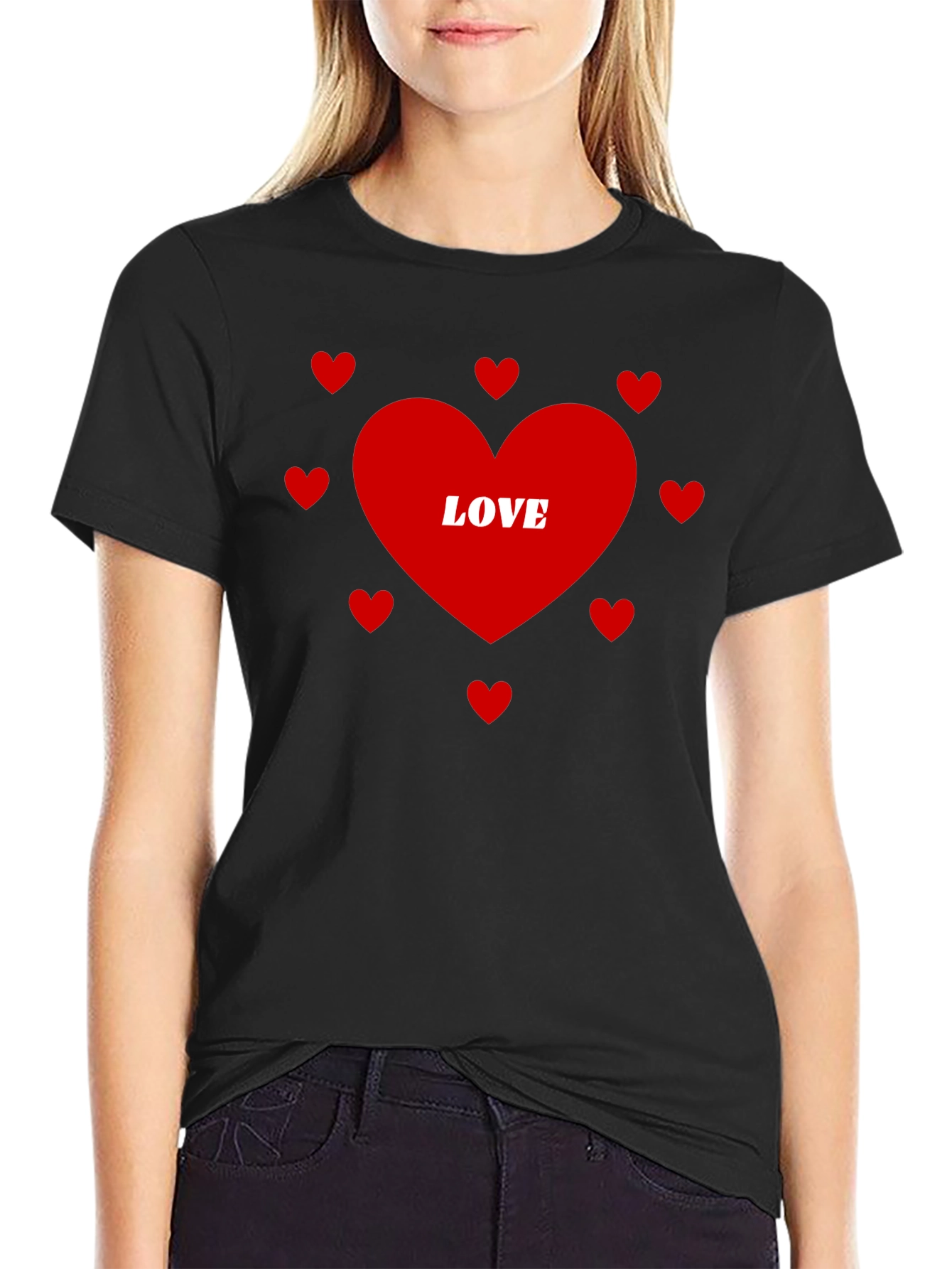 Love Heart Graphic T-Shirt