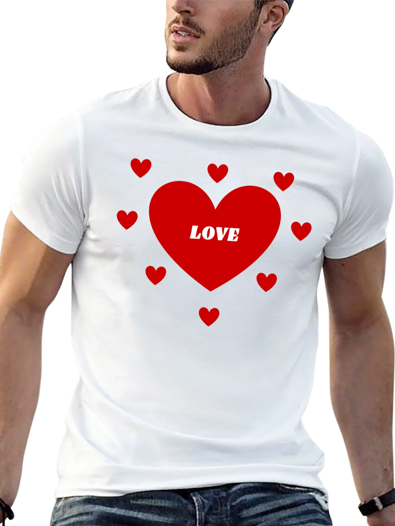 Love Heart Graphic T-Shirt