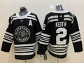 Men's Chicago Blackhawks Duncan Keith #2 Black Breakaway Player Jerseys