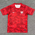 2026/27 Poland Away Red Fans Soccer Jersey Front