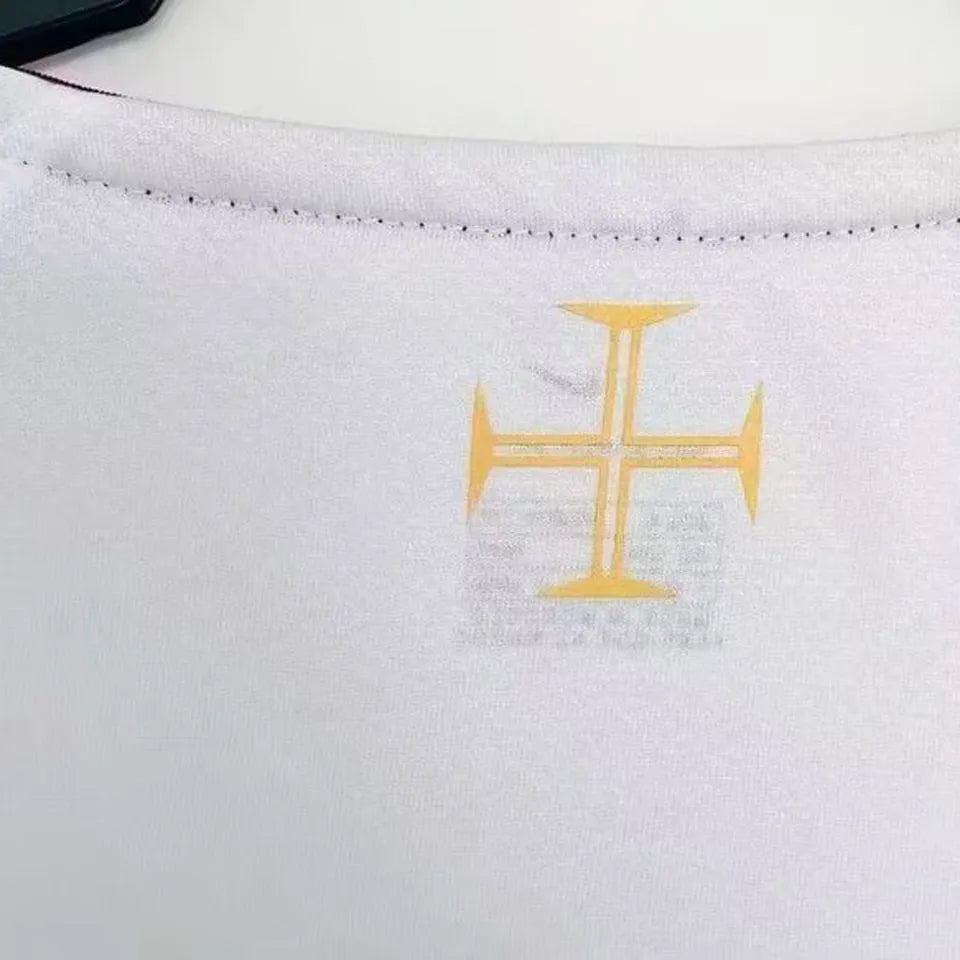 2006 Portugal Third White Retro Soccer Jersey Detail 2