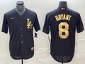 Men's Los Angeles Dodgers Kobe Bryant #8 Black Limited Player Jerseys