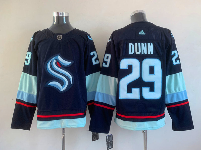 Men's Seattle Kraken Vince Dunn #29 Deep Sea Blue Home Breakaway Player Jerseys