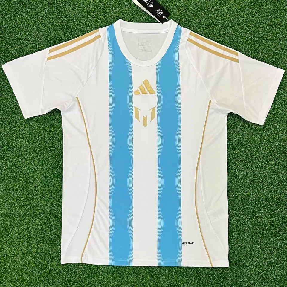 2024/25 Argentina Spark Gen10s White Fans Soccer Jersey Front