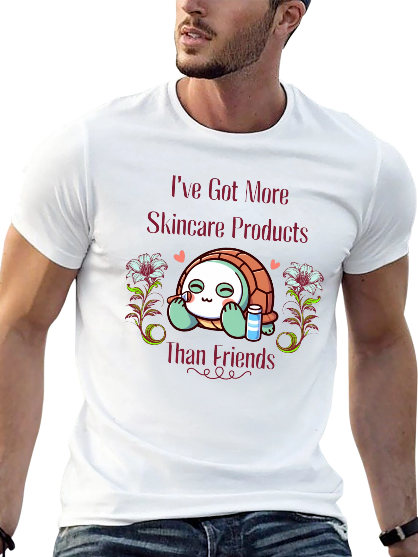 Skincare Turtle T-Shirt - Funny & Stylish Tee