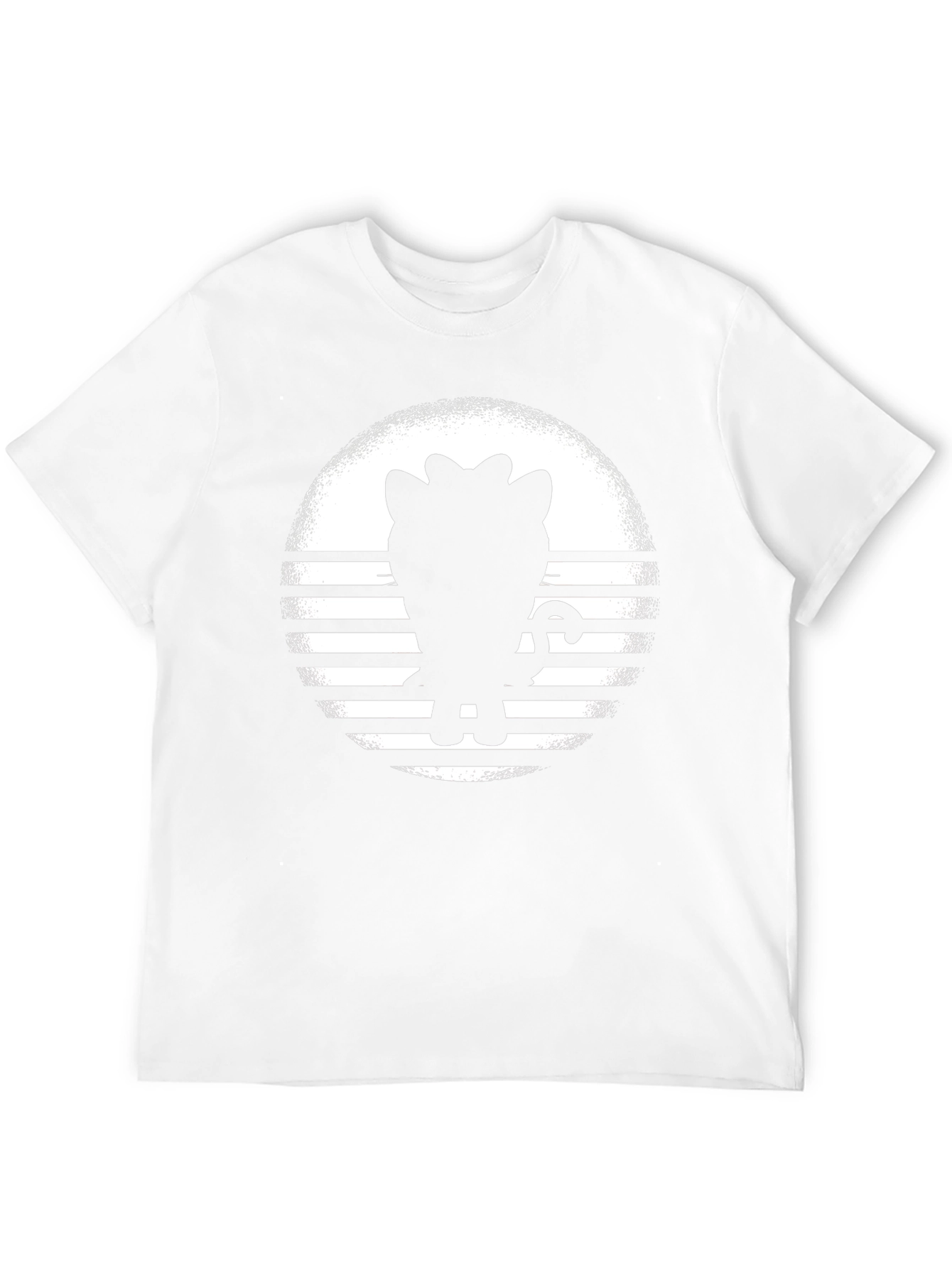 Retro Cat Silhouette Graphic Tee