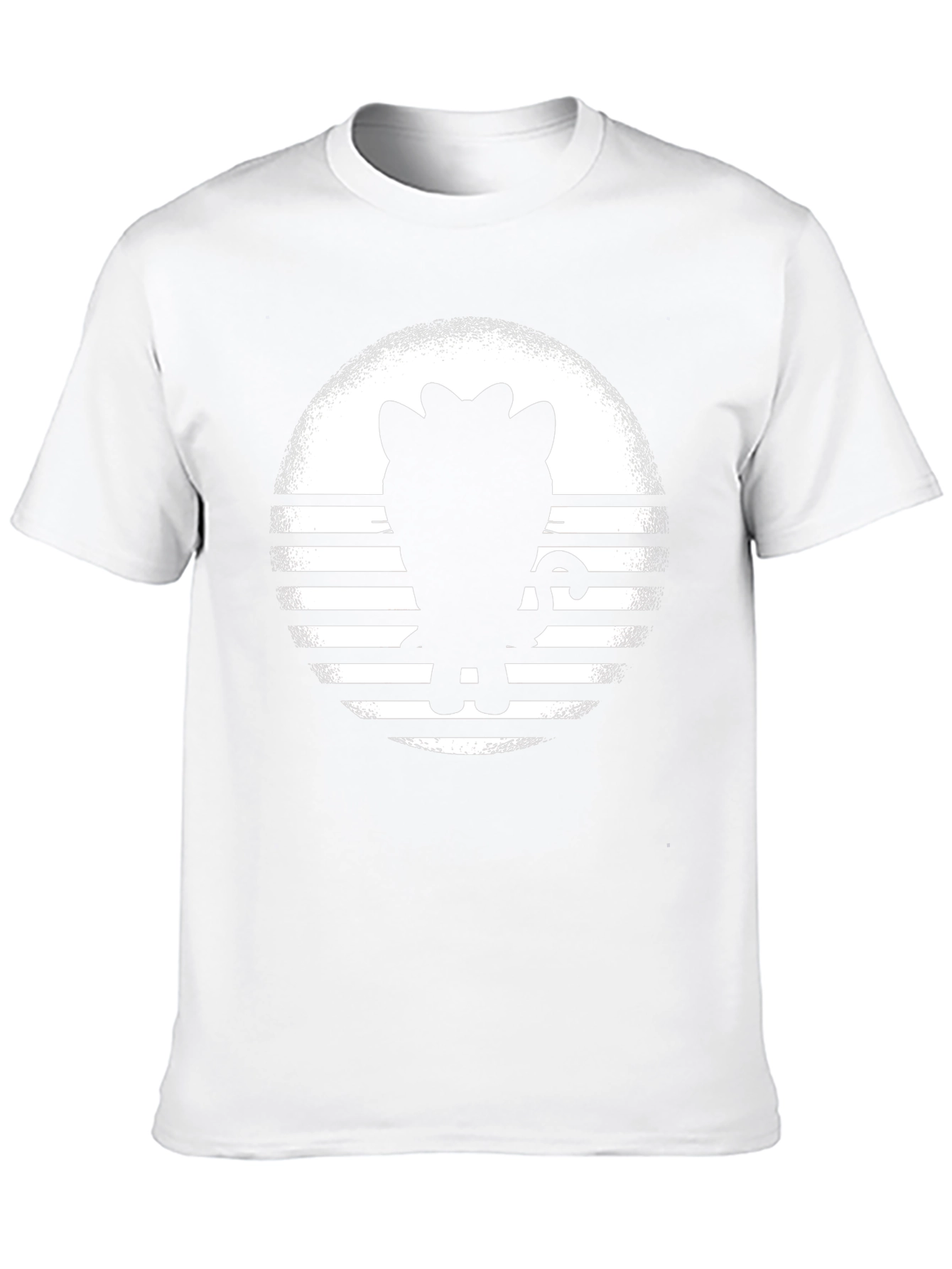 Retro Cat Silhouette Graphic Tee