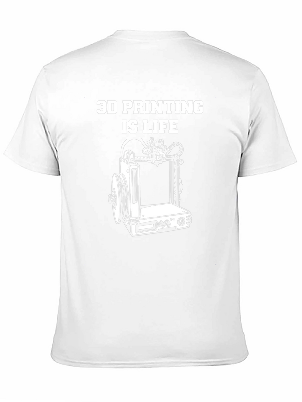 3D Printing is Life Black T-Shirt