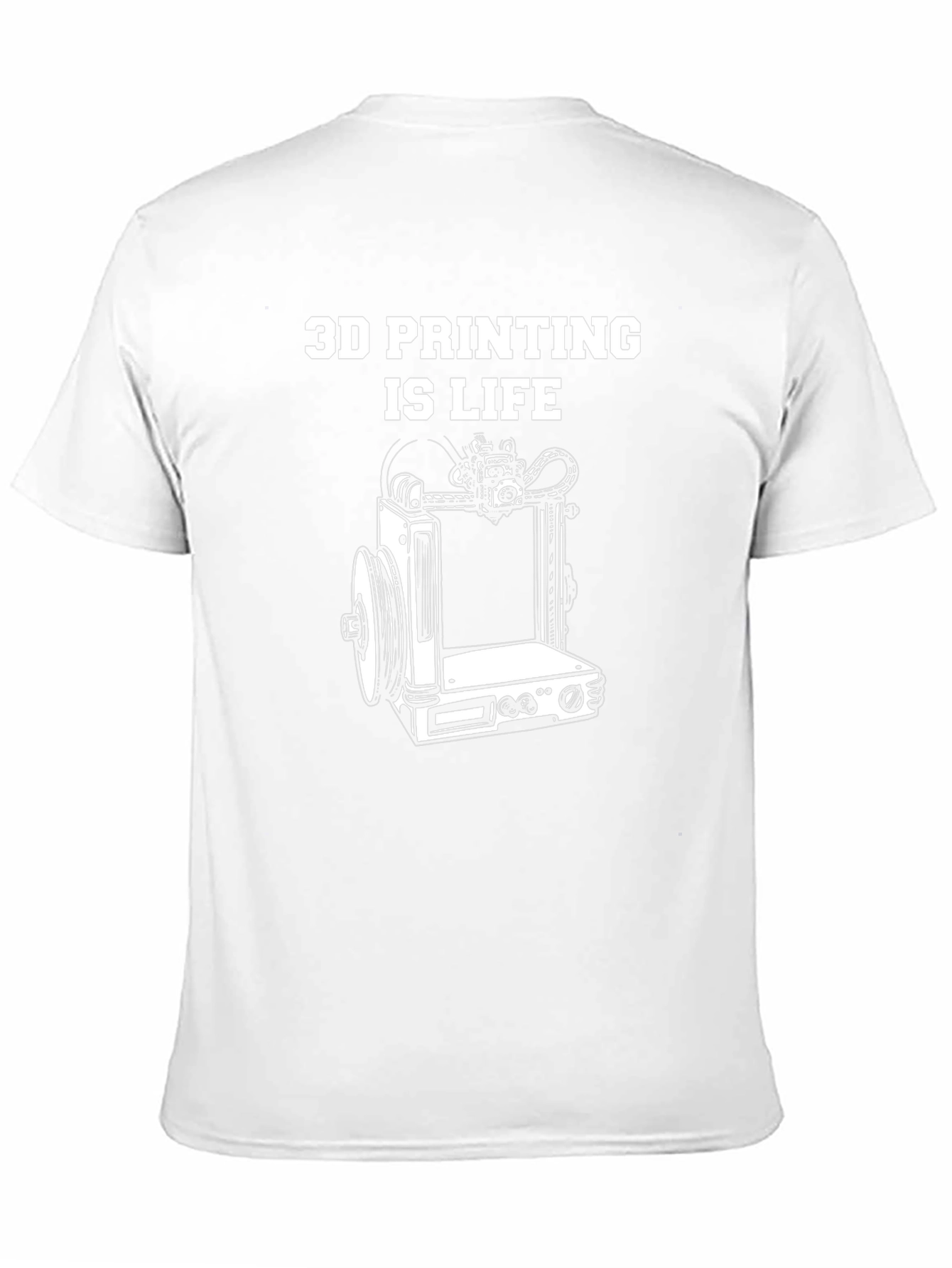 3D Printing is Life Black T-Shirt