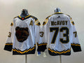 Men's Boston Bruins Charlie McAvoy #73 White Replica Player Jerseys