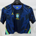 2026/27 Brazil Away Blue Women Yoga Vest Jersey 女 Front