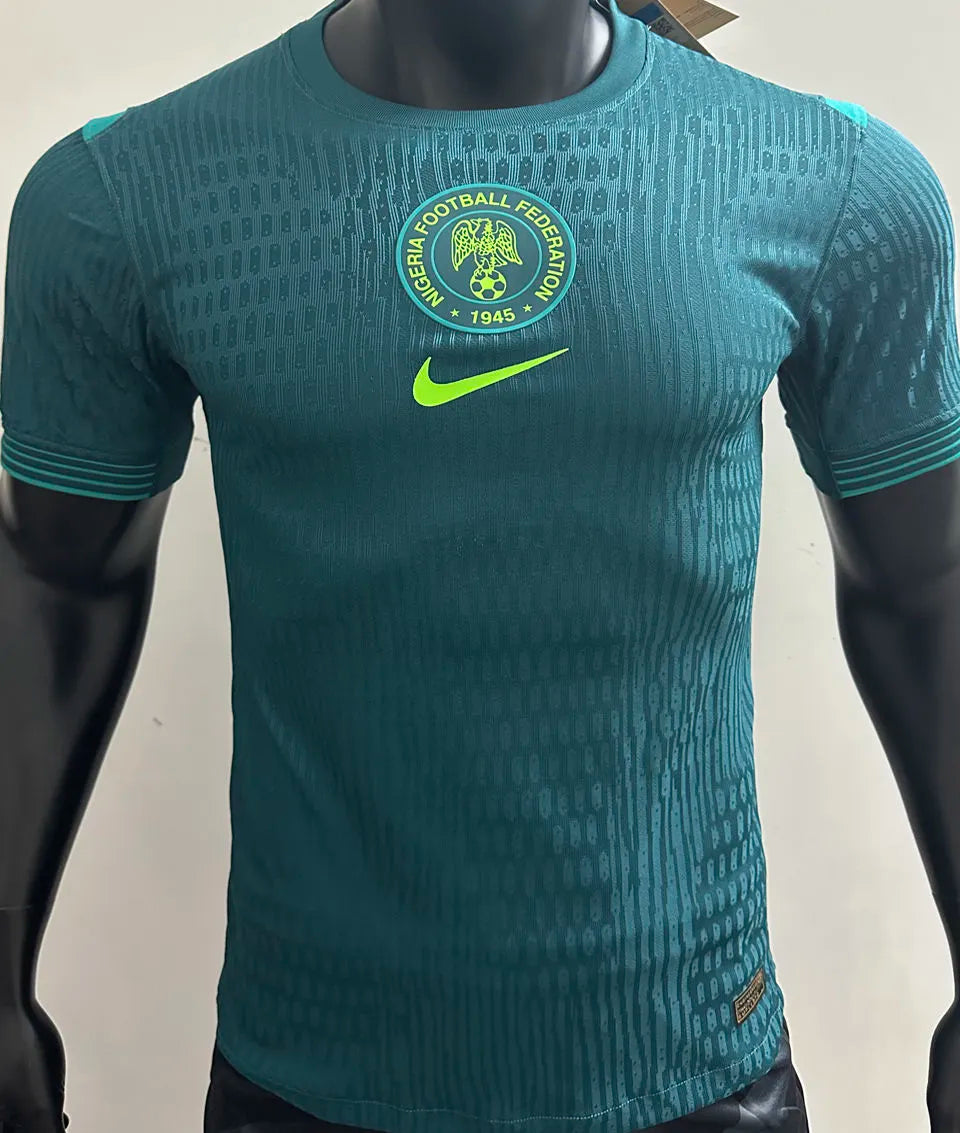 2025/26 Nigeria Away Green Player Version Soccer Jersey Front