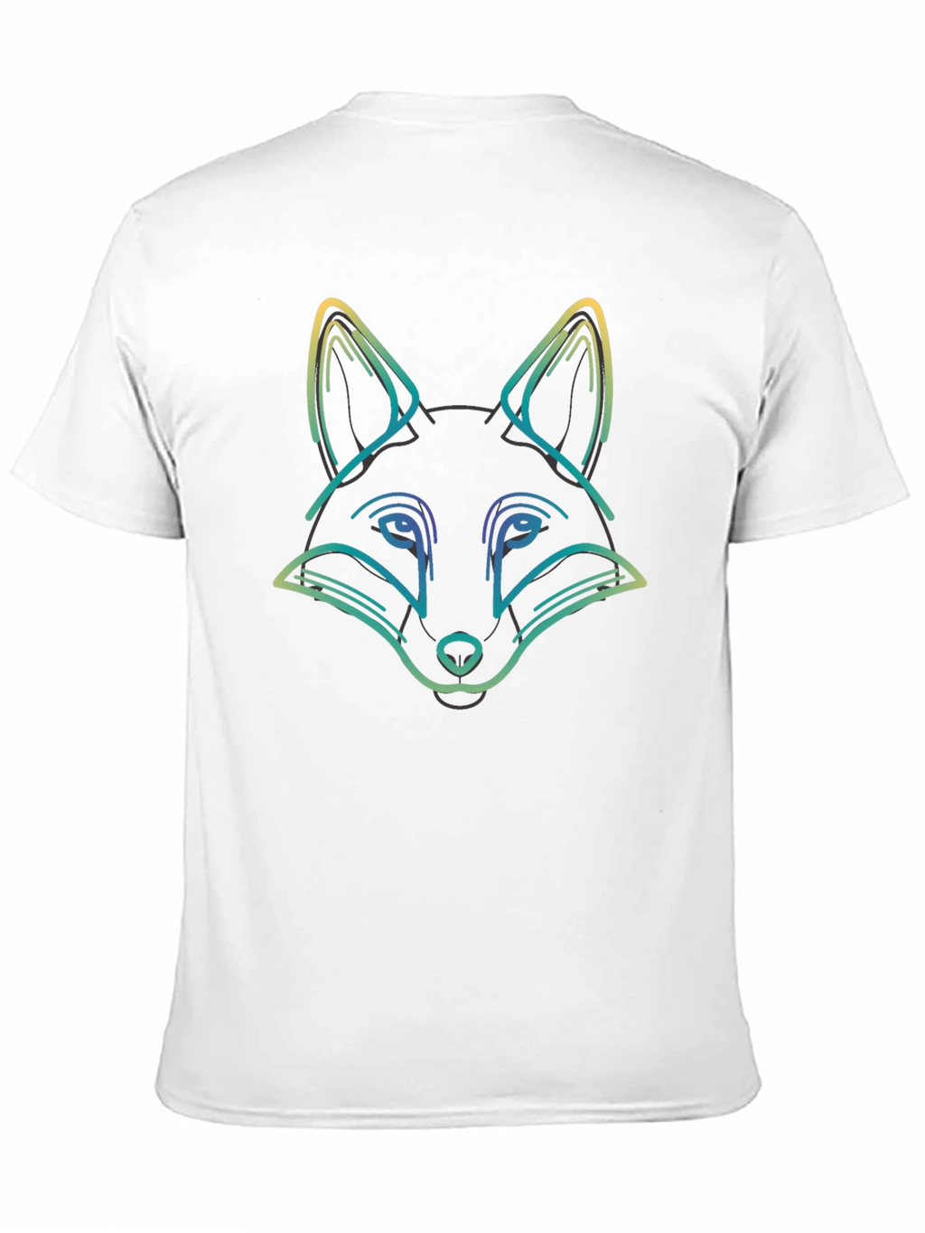 Fox Graphic Tee - Black Casual T-Shirt