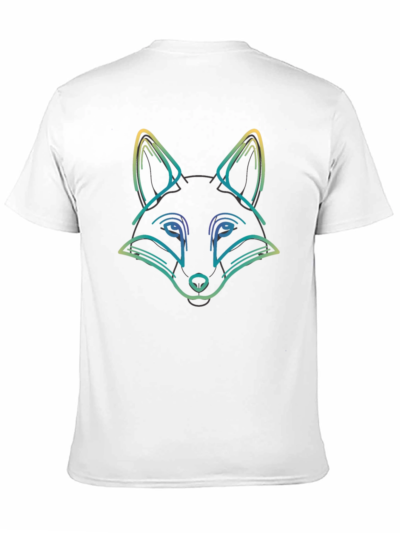Fox Graphic Tee - Black Casual T-Shirt