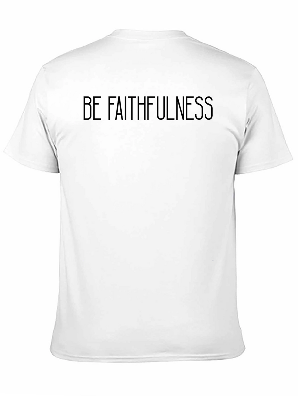 Faithfulness Graphic Tee - Black Crew Neck T-Shirt