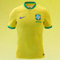 2022/23 Brazil Home 1:1 Quality Yellow Fans Soccer Jersey Front