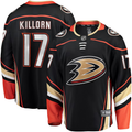 Men's Anaheim Ducks Alex Killorn #17 Black Home Breakaway Jerseys